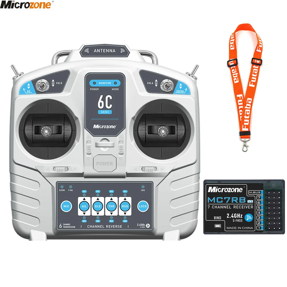 Rc Hobby Shops - جهاز إرسال متحكم ميكروزوني مع مستقبل