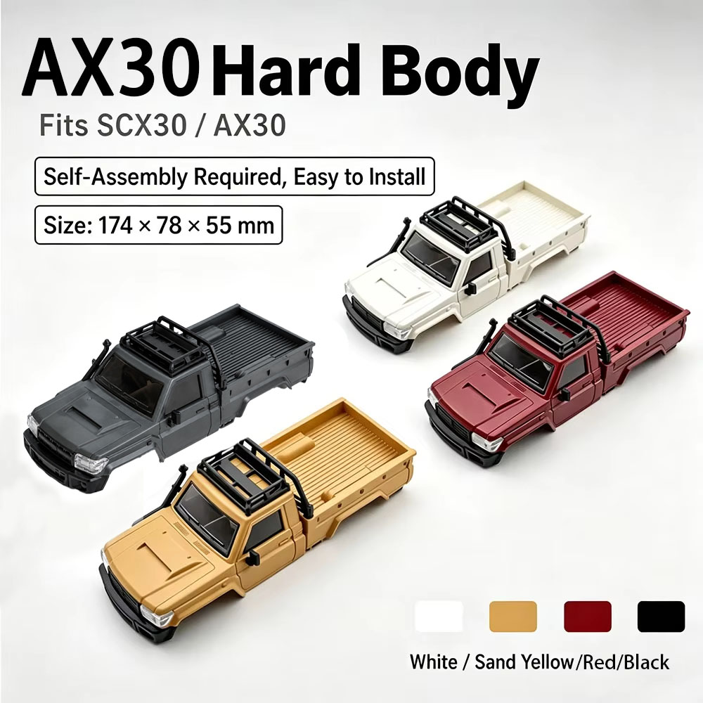 هيكل صلب لسيارة البيك أب AX30، - مراجعة Rc Hobby Grade Truck وسعره