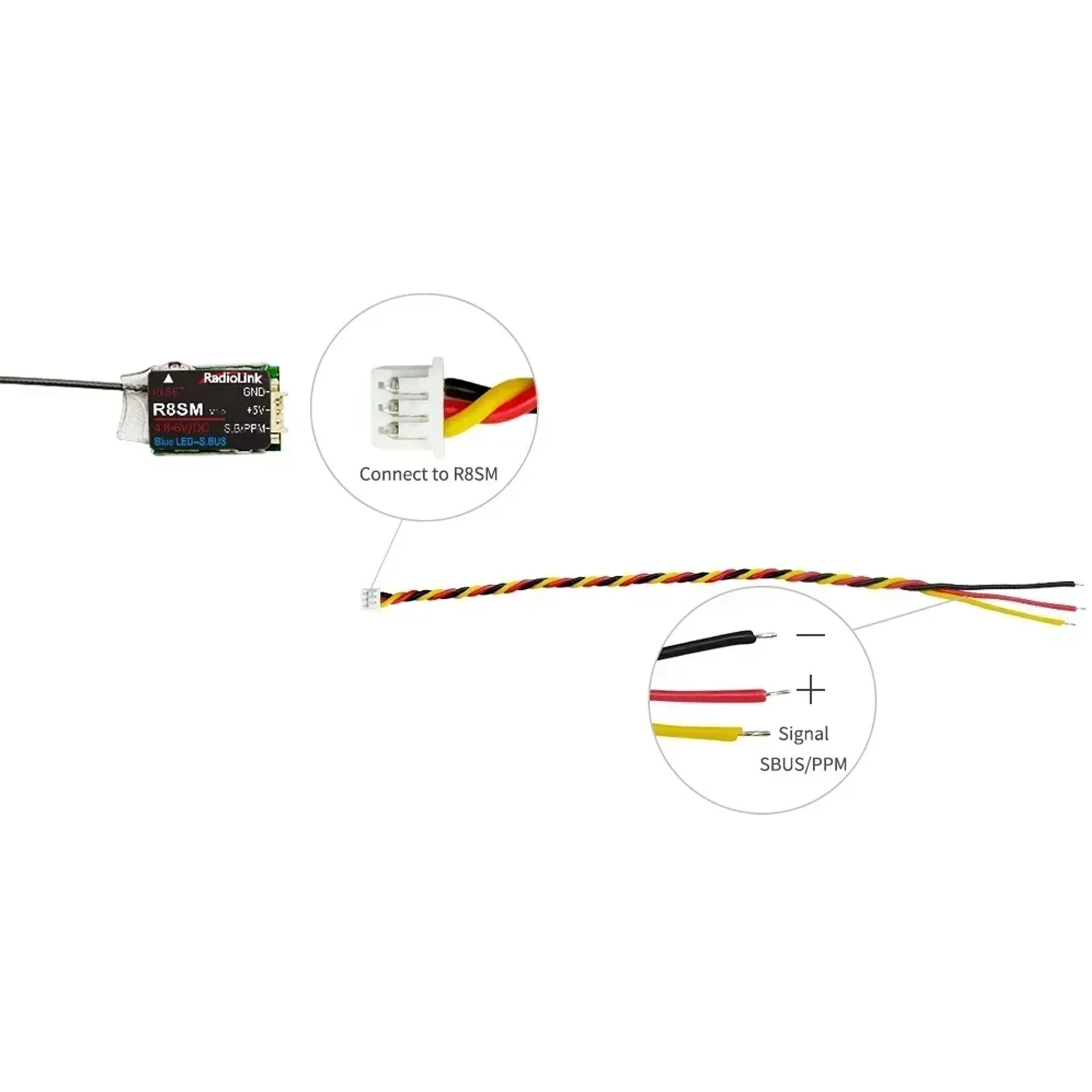 جهاز استقبال راديولينك R8SM صغ - مراجعة Receiver Sbus 8Ch وسعره