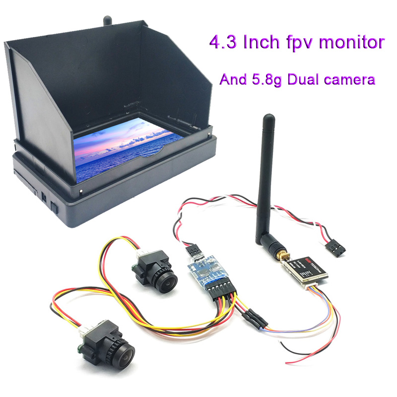 5.8G 48CH 4.3 بوصة FPV مراقب 4 - مراجعة Rc Plane Hobby Zone وسعره
