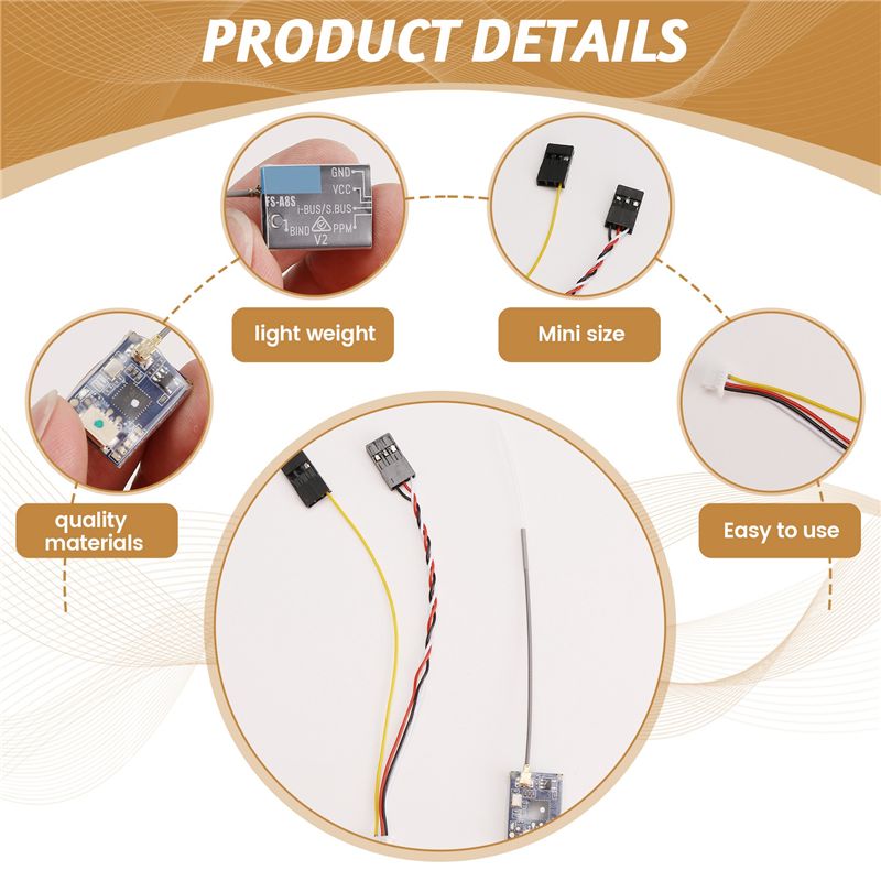 B78B-جهاز استقبال صغير 8CH بتر - مراجعة Receiver Sbus 8Ch وسعره