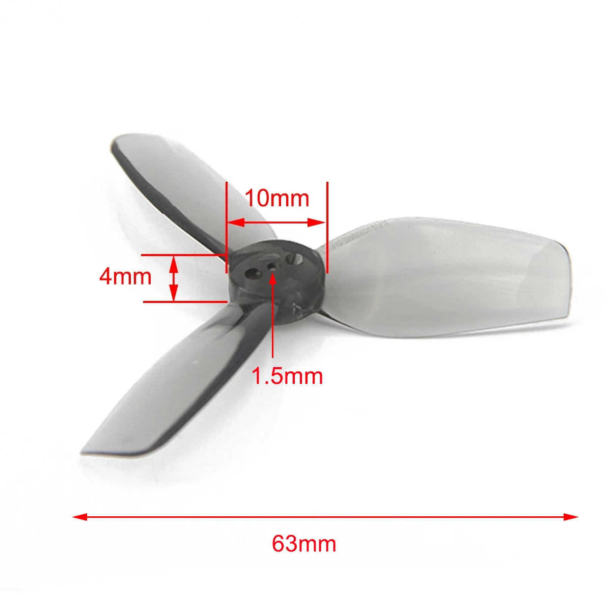 NEEBRC 2/4/8 أزواج 2.5 بوصة 63 - مراجعة Rc Plane Hobby Zone وسعره